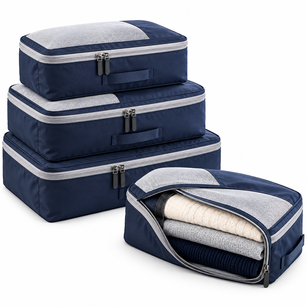 zyqvurel™ Four-Piece Mesh-Top Clothing Cube Set