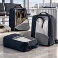 zyqvurel™ Navy Travel Shoe Organizer Bag Set