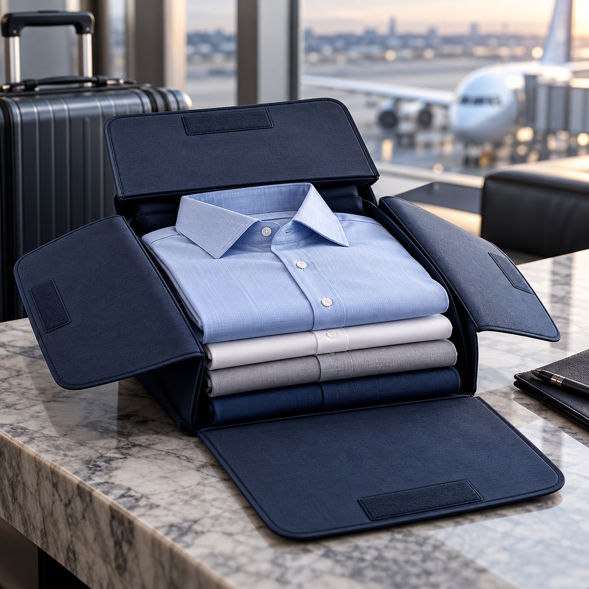 zyqvurel™ Fold-Over Travel Shirt Organizer